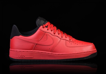 NIKE AIR FORCE 1 '07 GYM RED-BLACK