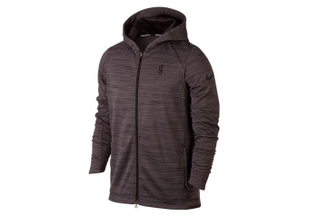 NIKE THERMA KYRIE HYPER ELITE HOODIE ANTHRACITE