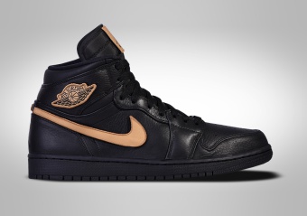 AIR JORDAN 1 RETRO HIGH BHM BLACK/METALLIC GOLD