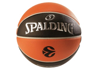 SPALDING EUROLEAGUE TF 1000 LEGACY (SIZE 7) ORANGE/BLACK