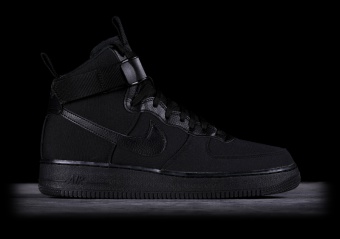 NIKE AIR FORCE 1 HIGH '07 CANVAS BLACK