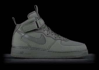 NIKE AIR FORCE 1 MID '07 CANVAS DARK STUCCO