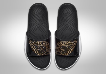 NIKE AIR JORDAN HYDRO 7 BLACK