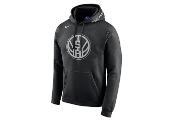 NIKE NBA SAN ANTONIO SPURS PULLOVER HOODIE BLACK