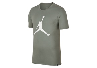 NIKE AIR JORDAN SPORTSWEAR BRAND 6 ICONIC JUMPMAN TEE MICA GREEN