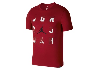NIKE AIR JORDAN 23 SPORTSWEAR TEE GYM RED
