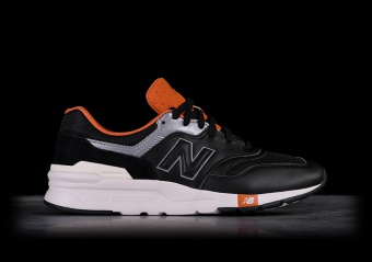 NEW BALANCE 997H BLACK WITH VINTAGE ORANGE