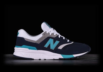 NEW BALANCE 997H PIGMENT WITH NEON AQUA BLUE