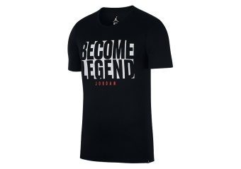 NIKE AIR JORDAN BECOME LEGEND TEE BLACK