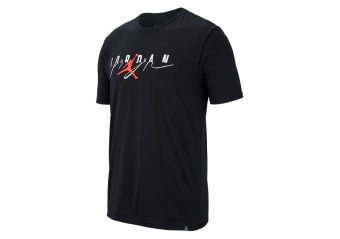 NIKE AIR JORDAN FLIGHT MASH-UP TEE BLACK