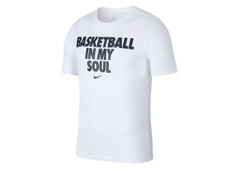 NIKE BASKETBALL DRY TEE WHITE