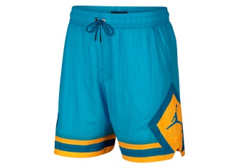 NIKE AIR JORDAN SPORTSWEAR DIAMOND POOLSIDE SHORTS LIGHT BLUE FURY