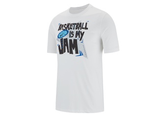 NIKE 'BASKETBALL IS MY JAM' DRY TEE WHITE