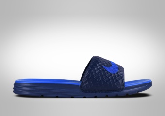 NIKE BENASSI SOLARSOFT SLIDE MIDNIGHT NAVY
