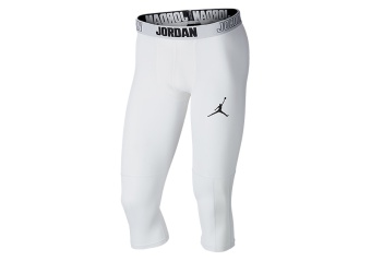 NIKE AIR JORDAN DRY 23 ALPHA 3/4 TRAINING TIGHTS WHITE