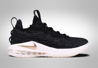 NIKE LEBRON 15 LOW BLACK GOLD