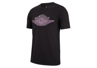 NIKE AIR JORDAN SPORTSWEAR WINGS BRAND 3 TEE BLACK