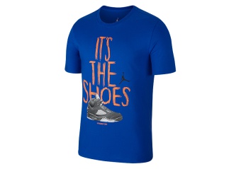 NIKE AIR JORDAN SPORTSWEAR AJ5 CNXN 2 TEE HYPER ROYAL