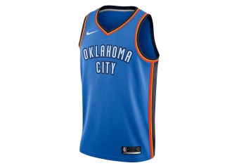 NIKE NBA OKLAHOMA CITY THUNDER SWINGMAN JERSEY SIGNAL BLUE
