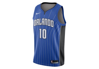 NIKE NBA ORLANDO MAGIC EVAN FOURNIER ROAD SWINGMAN JERSEY GAME ROYAL