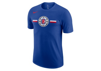 NIKE NBA LOS ANGELES CLIPPERS LOGO DRY TEE RUSH BLUE