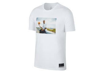 NIKE AIR JORDAN SPORTSWEAR 'HE GOT GAME' JESUS TEE WHITE