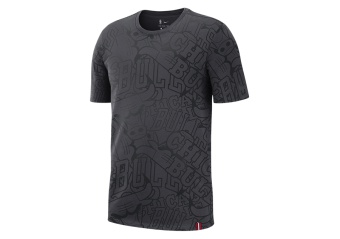NIKE NBA CHICAGO BULLS TEE ANTHRACITE
