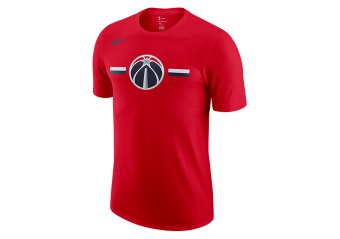 NIKE NBA WASHINGTON WIZARDS LOGO DRY TEE UNIVERSITY RED