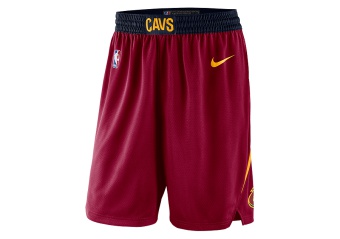 NIKE NBA CLEVELAND CAVALIERS SWINGMAN ROAD SHORTS TEAM RED