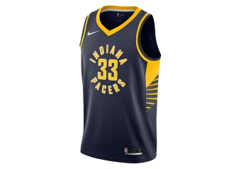 NIKE NBA INDIANA PACERS MYLES TURNER SWINGMAN ROAD JERSEY COLLEGE NAVY