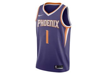 NIKE NBA PHOENIX SUNS DEVIN BOOKER SWINGMAN ROAD JERSEY NEW ORCHID