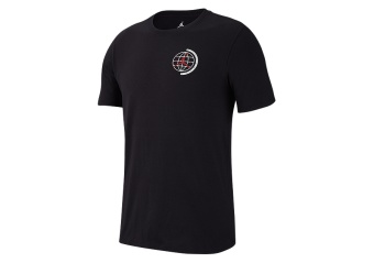 NIKE AIR JORDAN SPORTSWEAR HERITAGE GFX3 TEE BLACK