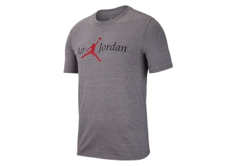 NIKE AIR JORDAN SPORTSWEAR BRAND 5 TEE CARBON HEATHER