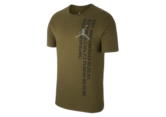 NIKE AIR JORDAN JSW GREATEST S/S TEE OLIVE CANVAS