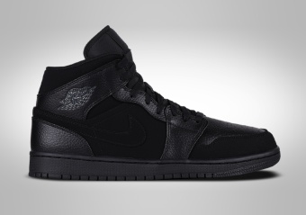 NIKE AIR JORDAN 1 RETRO MID GS TRIPLE BLACK