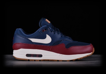 NIKE AIR MAX 1 NAVY TEAM RED