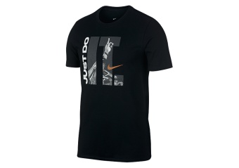 NIKE JUST DO IT DRY TEE BLACK