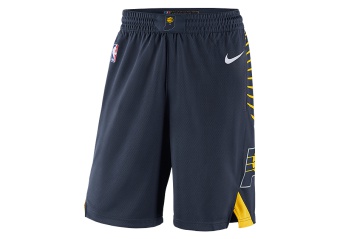 NIKE NBA INDIANA PACERS SWINGMAN ROAD SHORTS COLLEGE NAVY