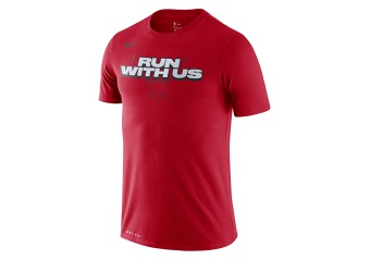 NIKE NBA CHICAGO BULLS MANTRA DRY TEE UNIVERSITY RED