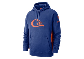 NIKE NBA CLEVELAND CAVALIERS COURTSIDE HOODIE RUSH BLUE