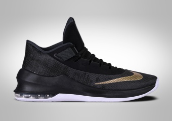 NIKE AIR MAX INFURIATE 2 MID BLACK GOLD SWOOSH