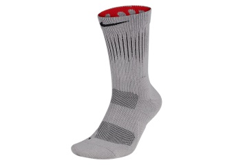 NIKE ELITE CREW - GFX 1 SOCKS ATMOSPHERE GREY