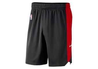 NIKE NBA CHICAGO BULLS PRACTICE SHORTS BLACK