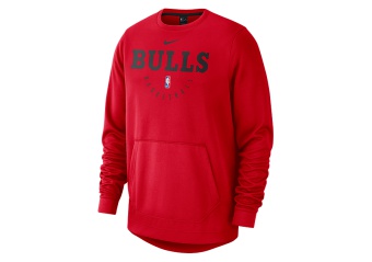 NIKE NBA CHICAGO BULLS SPOTLIGHT CREW UNIVERSITY RED