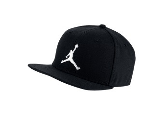 NIKE AIR JORDAN PRO JUMPMAN SNAPBACK BLACK WHITE