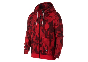 NIKE KYRIE FULL-ZIP HOODIE UNIVERSITY RED