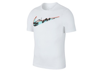 NIKE SWOOSH DRY TEE WHITE