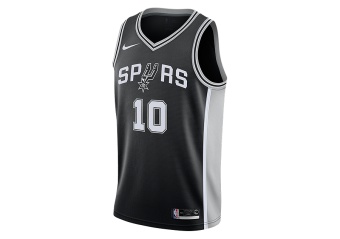 NIKE NBA SAN ANTONIO SPURS SWINGMAN ROAD JERSEY BLACK