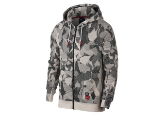 NIKE KYRIE FULL-ZIP HOODIE LIGHT OREWOOD BROWN