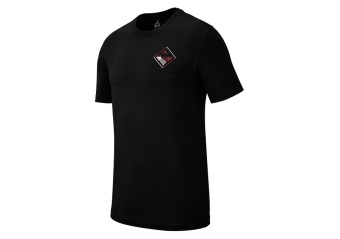 NIKE AIR JORDAN WINGS FLIGHT LOGO TEE BLACK